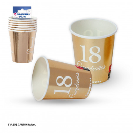 Vaso collezione oro 18 compleanno