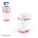 Bicchiere 8 cuori rosa cavolo amore