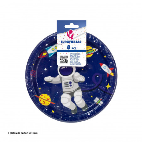 Piatto 18cm collezione astronauta