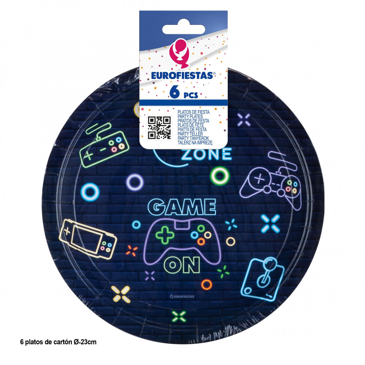 Piatto 23 cm col gioco acceso