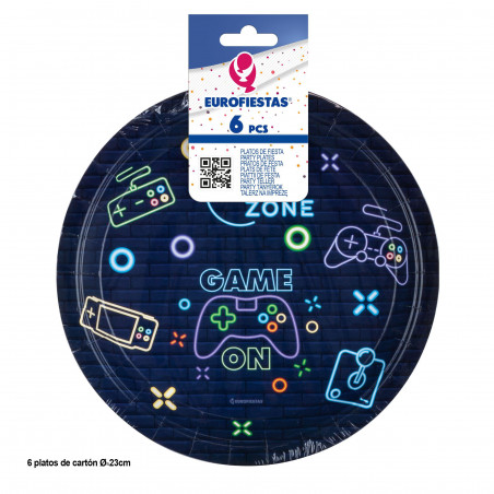 Piatto 23 cm col gioco acceso