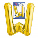 Globo foil lettera w altezza 80cm.