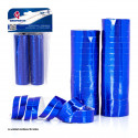 Serpentine 36 rotoli metalizzati blu