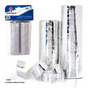Serpentine 36 rotoli olografici stelle argento