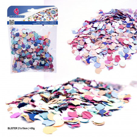 Confetti blister 30gr arcobaleno