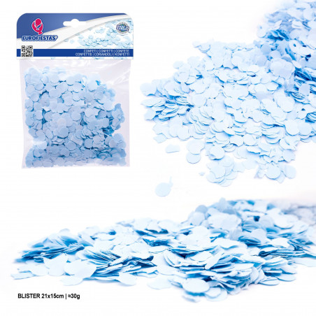 Confetti blister 30g celeste