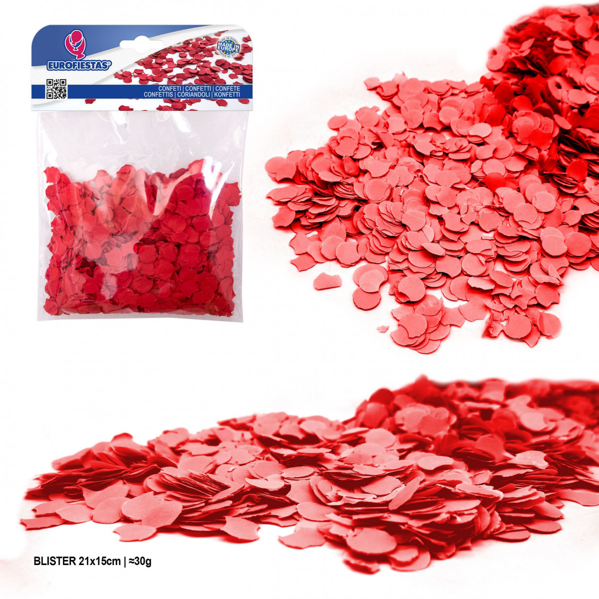 Confetti blister 30g rosso