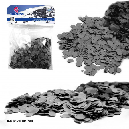 Confetti blister 30g nero