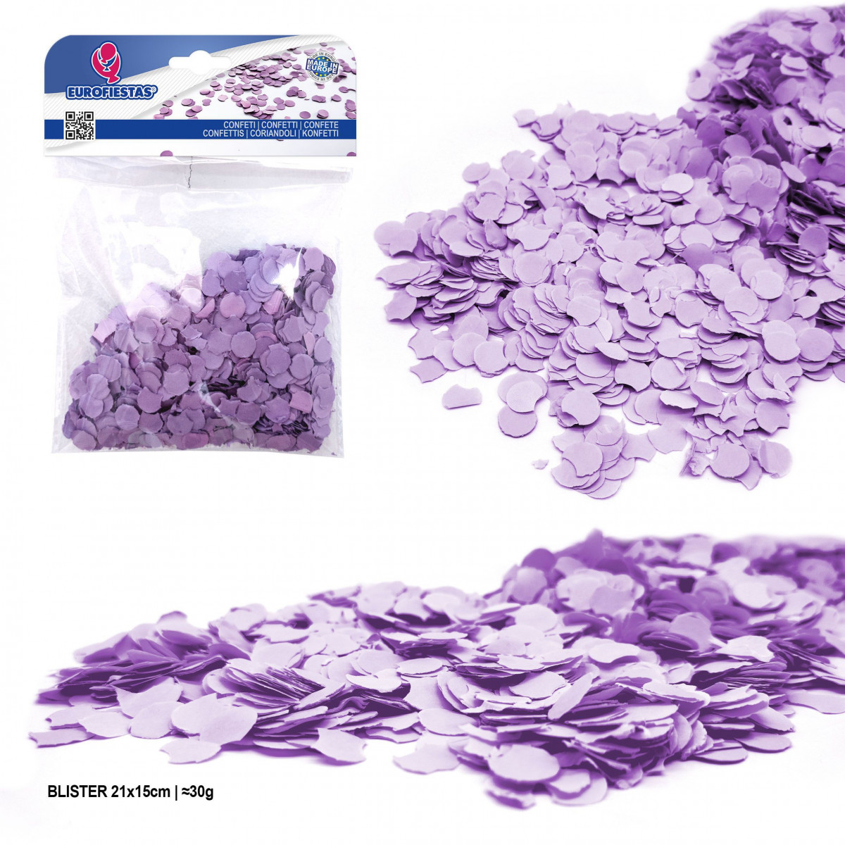 Blister di confetti 30gr viola