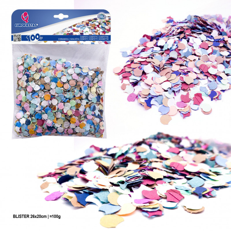 Confetti blister 100g arcobaleno