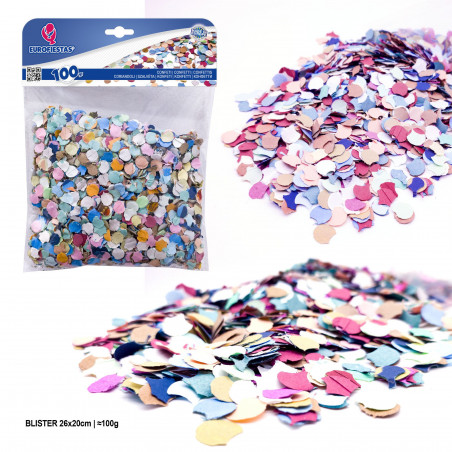 Confetti blister 100g arcobaleno