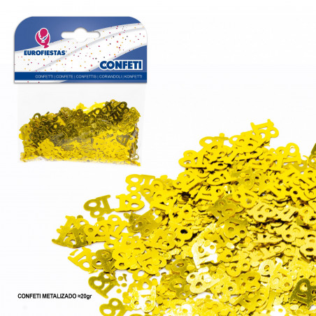 Coriandoli scintillanti 18 oro