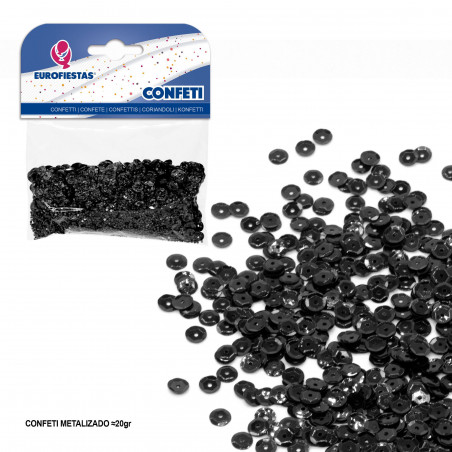 Confetti brillanti paillettes nere