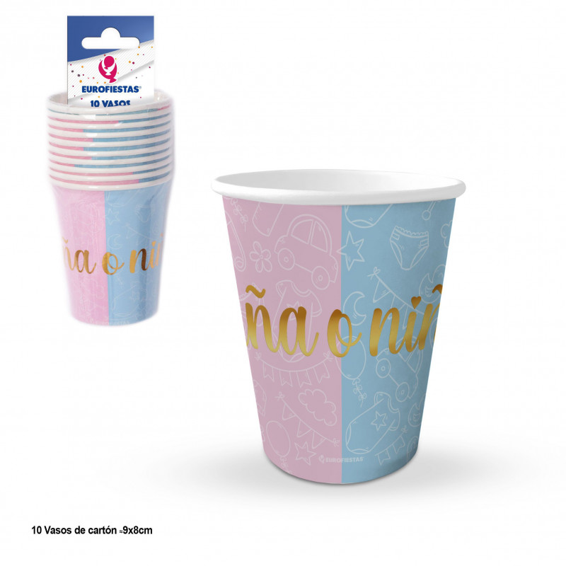 Vaso baby shower colori bambino o bambina