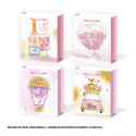 Borsa matrimonio acquerello glitter 320x260x100mm 4ms