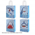 Borsa squali 21x15x8cm 4ms