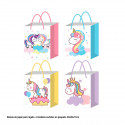 Borsa unicorni tonalità 32x26x11cm med 4ms