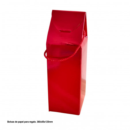 Borsa vino rossa 360x85x125mm