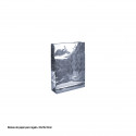 Borsa argento metallizzato con stelline 23x18x10cm piccola