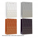 Borsa contorno rombi 40x30x12cm 4ms gr