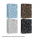 Borsa a rilievo geometrico 32x26x10cm 4ms med