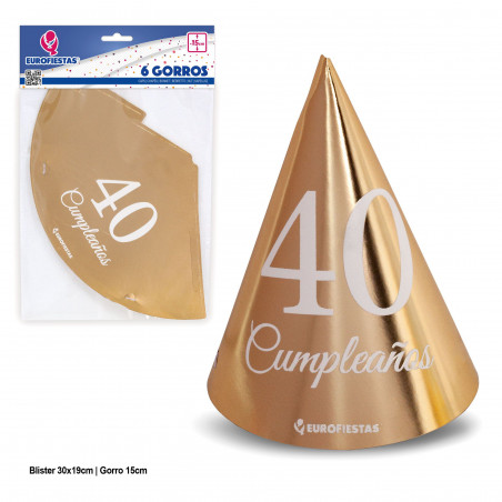 Cappelli collezione oro 40 compleanno