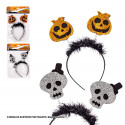 Diadema di Halloween teschi 2ms