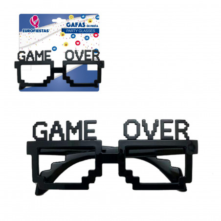 Gioco nero sugli occhiali