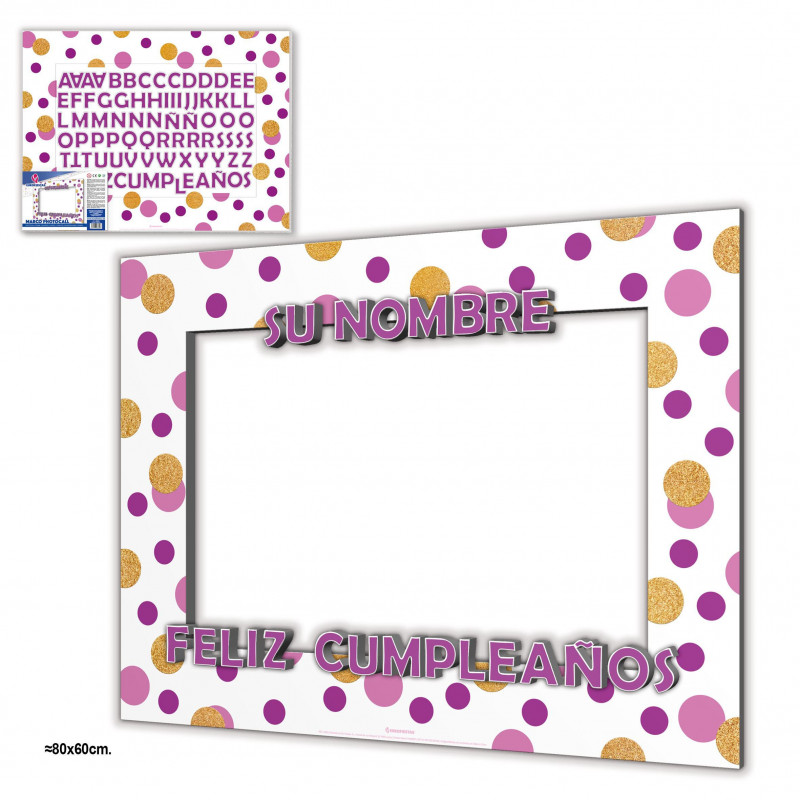 Photocall personalizzabile di buon compleanno