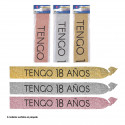 Fascia ho 18 anni nero 3 colori assortiti