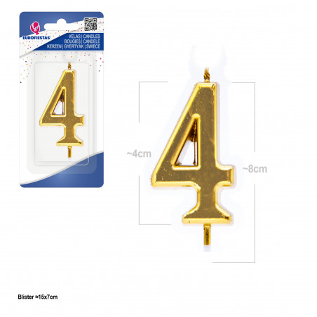 Candelina oro n° 4