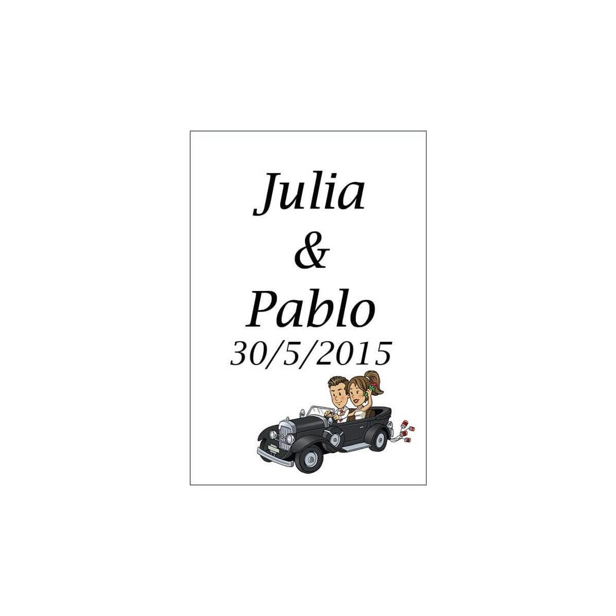 Adesivi per auto Will & Grace
