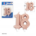 Candelina blocco oro rosa 18