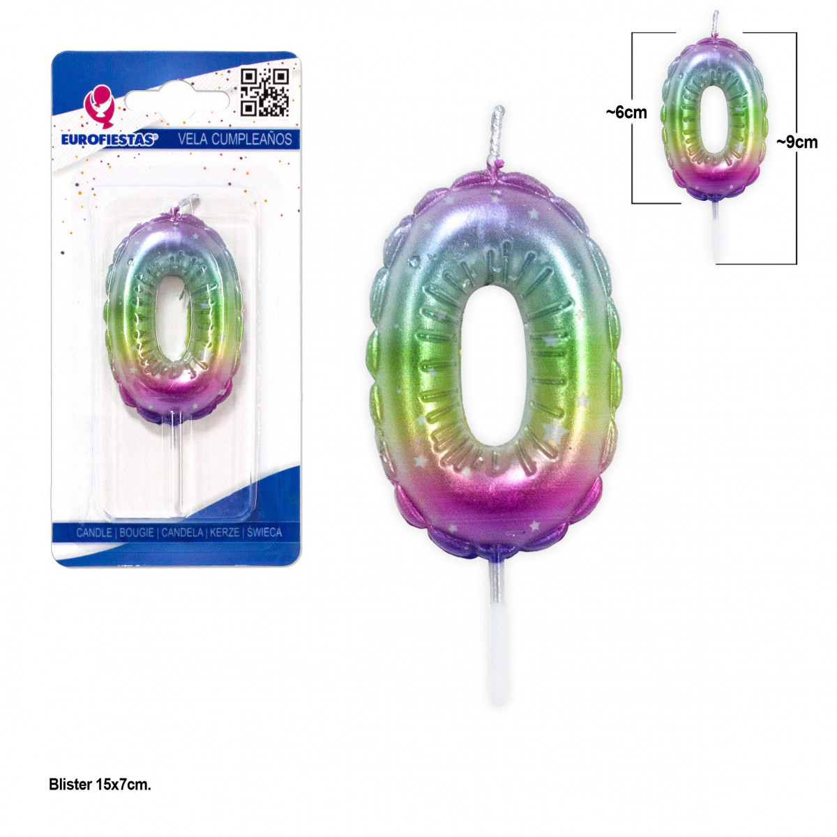 Toni di candela con stelle 0