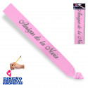 Banda rosa amiche della sposa glitter argento