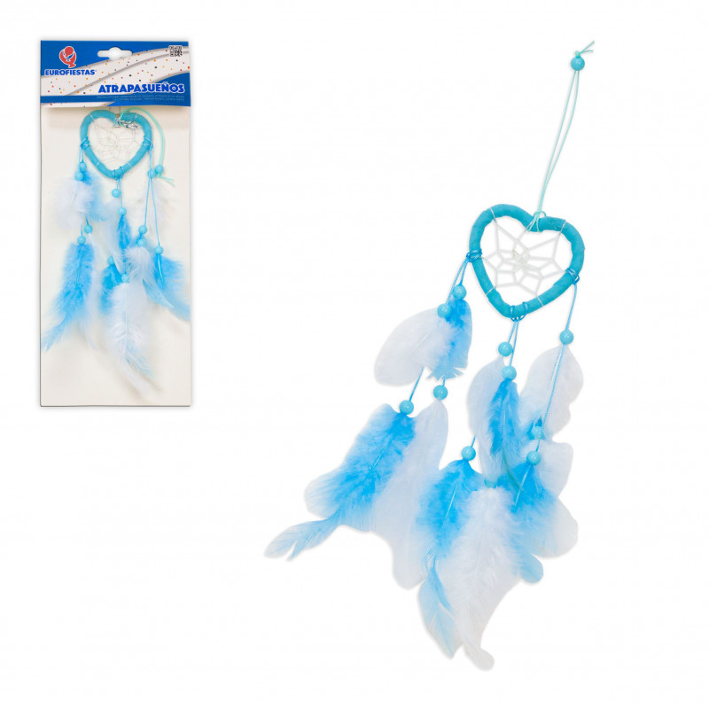 Acchiappasogni a forma di cuore 24cm colori assortiti Acchiappasogni a forma di cuore 24cm colori assortiti