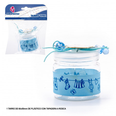 Barattolo baby tenero azzurro