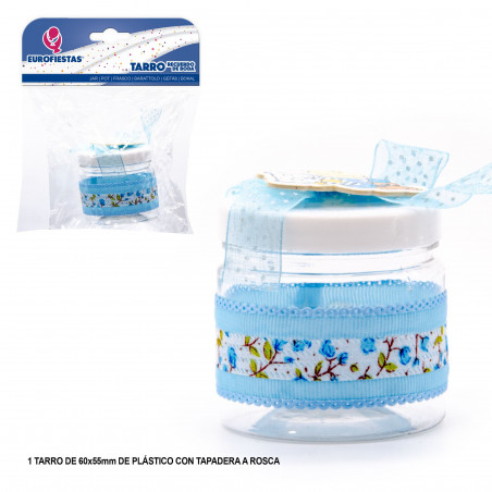 Vaso fiore blu ragazzo