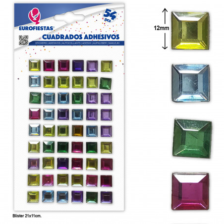 54 quadri adesivi colore gr