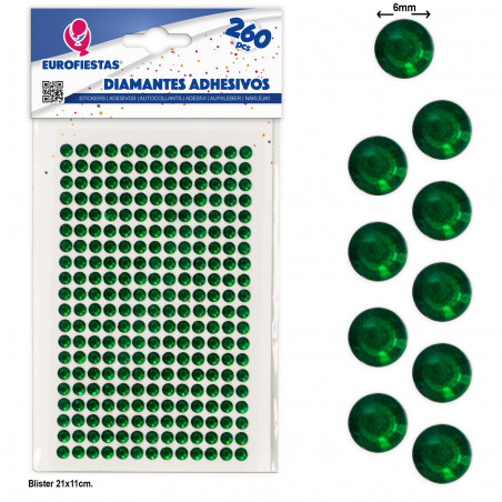 Diamanti adesivi verdi, naturalezza e brillantezza nei tuoi lavori artigianali