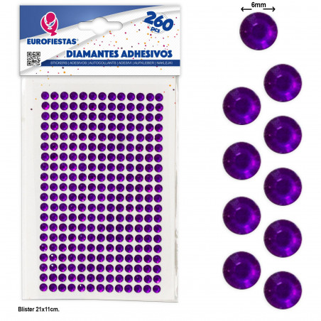 Diamanti adesivi viola, magica brillantezza per le tue idee creative