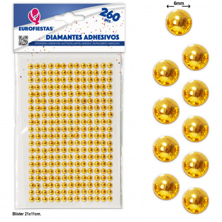 Diamanti adesivi placcati oro, eleganza e raffinatezza per le tue decorazioni