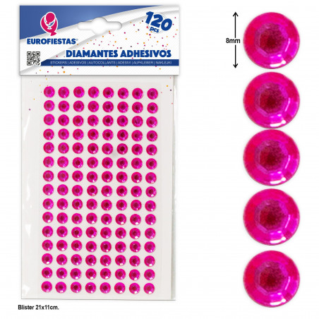 Diamanti adesivi fucsia, brillantezza vibrante per ogni occasione