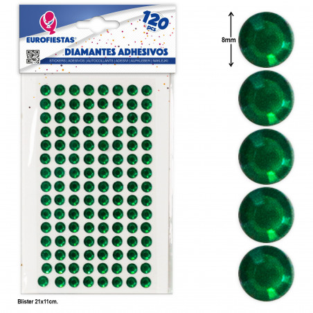 Diamanti adesivi verdi per dare vita alle tue decorazioni