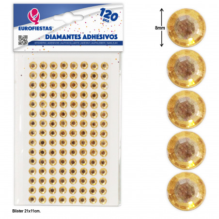 Diamanti adesivi color champagne, lucentezza ed eleganza per le tue creazioni