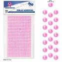 Perle adesive fucsia per scrapbooking, confezione da 560 unità