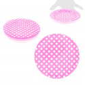 Piatti per rifiuti lunar 18 cm rosa 10