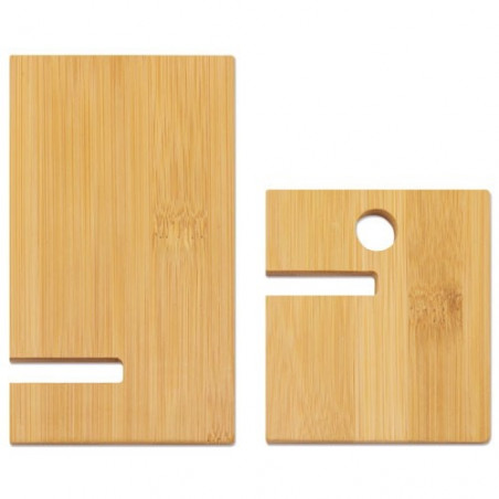 Supporto per cellulare in legno personalizzato come regalo di comunione per adolescenti