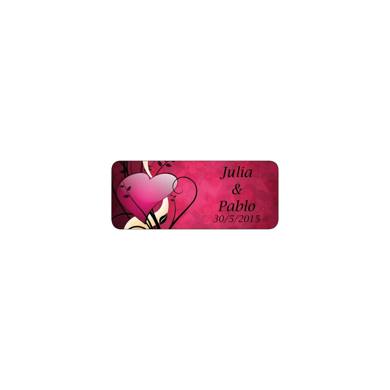 Adesivi cuore selvaggio