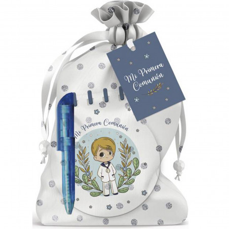 Quaderno con penna per comunione bambino